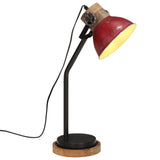Vidaxx Schreibtischlampe 25 W E27 18x18x60 cm verwittertes Rot