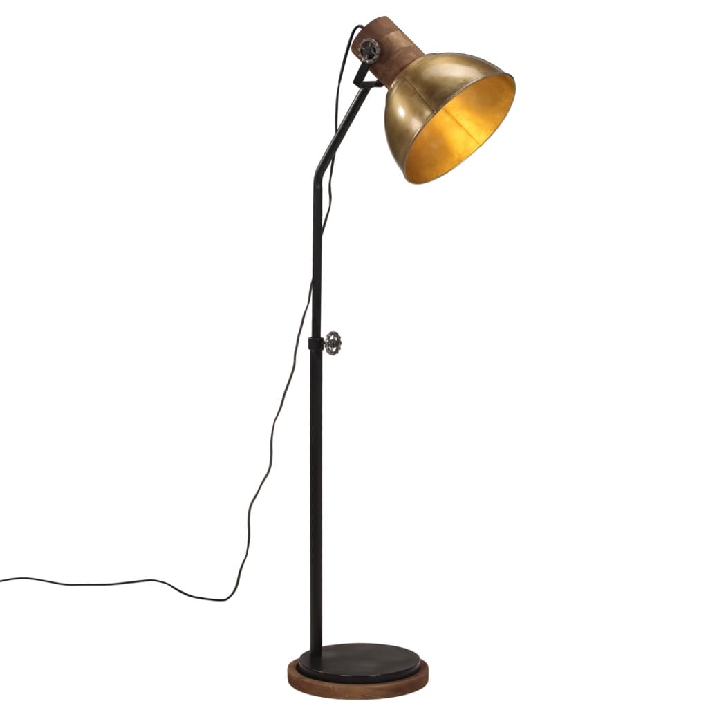 Lampadaire Vidaxl 25 W E27 30x30x100-150 cm Couleur en laiton antique