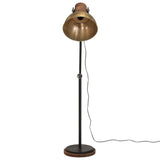 Vidaxl Floor Lamp 25 W E27 30x30x100-150 cm Antik messing Farvet