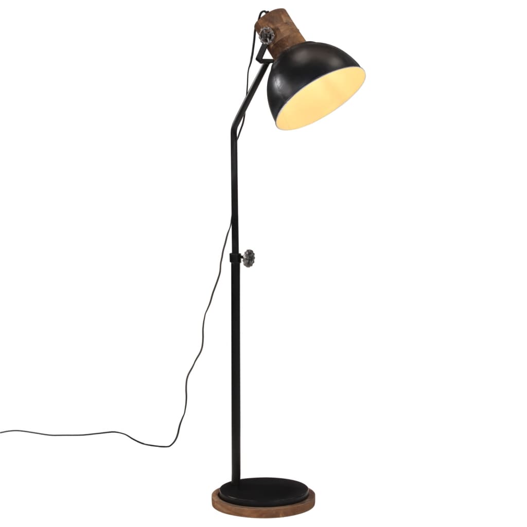 Lampadaire Vidaxl 25 W E27 30x30x100-150 cm noir