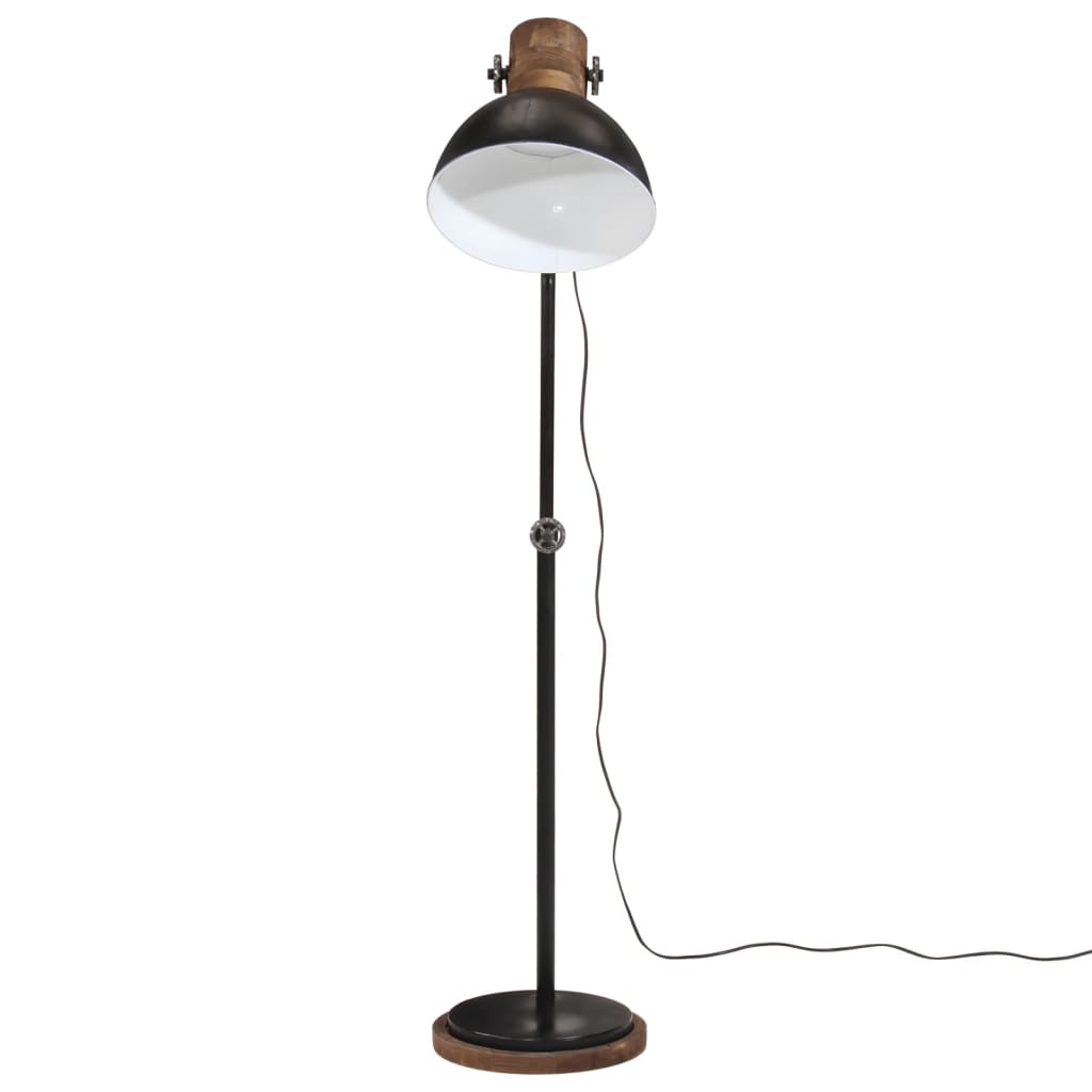 Vidaxl Floor Lamp 25 W E27 30x30x100-150 cm svart