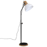 VidaXL Stehleuchte 25 W E27 30x30x100-150 cm weiß