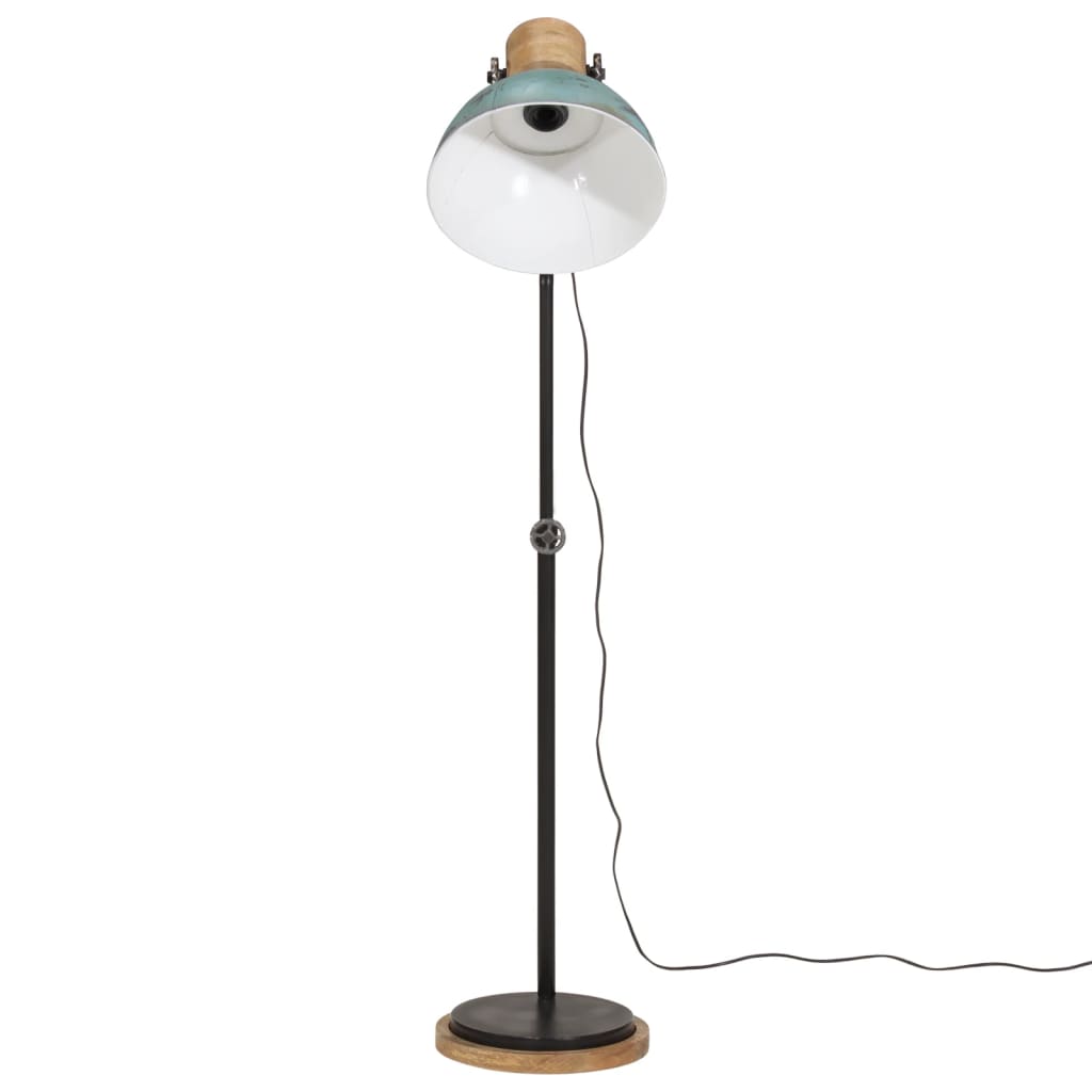 Vidaxl podłogowa Lampa 25 W E27 30x30x100-150 cm wyblakły niebieski