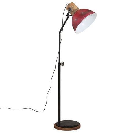 Vidaxx Stehleuchte 25 W E27 30x30x100-150 cm verwittertes Rot