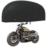 Vidaxxl Motorradabdeckung 245x105x125 cm 210d Oxford schwarz