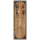 VidaXL Garderobenständer 35x8x110 cm aus massivem, rauem Mangoholz