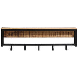 VidaXL coat rack 87x10x27 cm Solid mangowood