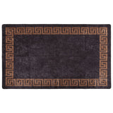 Vidaxx Teppich waschbar, rutschfest, 150 x 230 cm, Schwarz und Gold