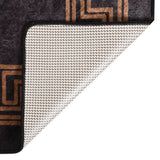 Vidaxx Teppich waschbar, rutschfest, 150 x 230 cm, Schwarz und Gold