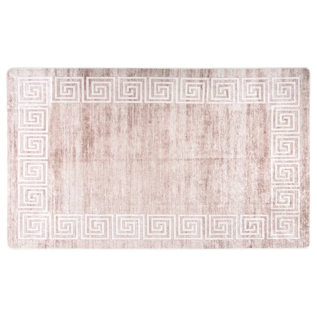 RUG VIDAXL Lavable Anti-Slip 150x230 cm beige