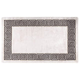 Vidaxl RUG LAVABLE ANTI-SLIP 150x230 cm blanco y negro