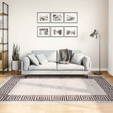 Vidaxx Teppich waschbar, rutschfest, 150 x 230 cm, Weiß und Schwarz
