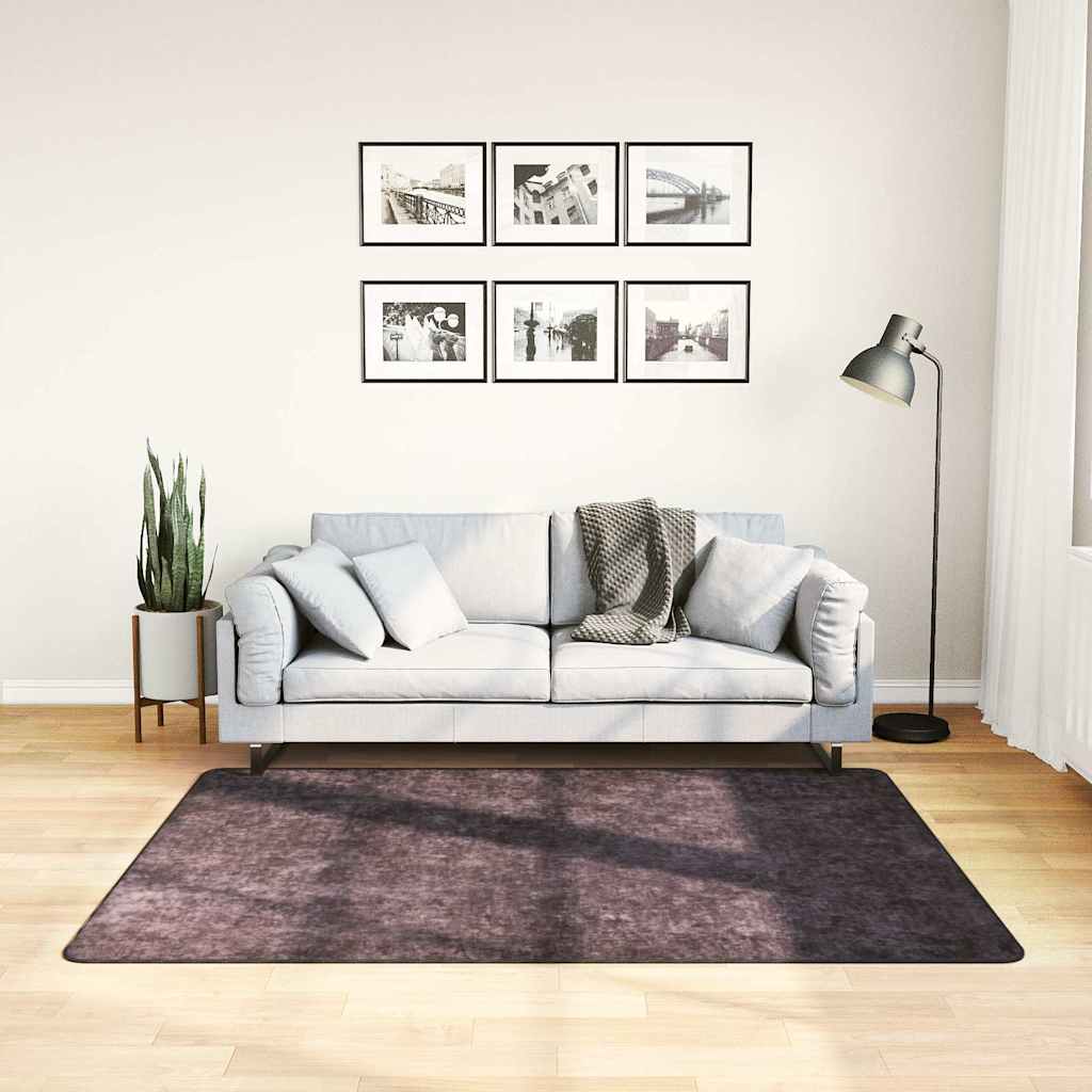 Vidaxx Teppich waschbar, rutschfest, 120 x 170 cm, Anthrazit