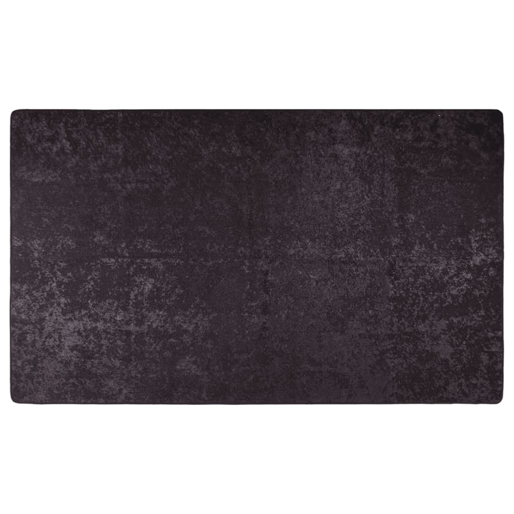 Tapis vidaxl Anti-slip lavable 150x230 cm de couleur anthracite