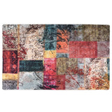 Vidaxx Teppich waschbar, rutschfest, 120 x 170 cm, Patchwork, mehrfarbig