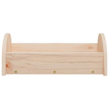 Vidaxl Hooiruif per conigli 28x10x10 cm Pineo solido