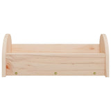 Vidaxx Heuraufe für Kaninchen 28x10x10 cm massives Kiefernholz