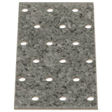 VidaXL-Platten perforiert 40 Stück 2 mm 120x60 mm verzinkter Stahl