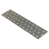 Vidaxl plates perforated 40 pcs 2 mm 240x60 mm galvanized steel