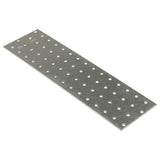 VidaXL-Platten perforiert, 20 Stück, 2 mm, 300 x 80 mm, verzinkter Stahl