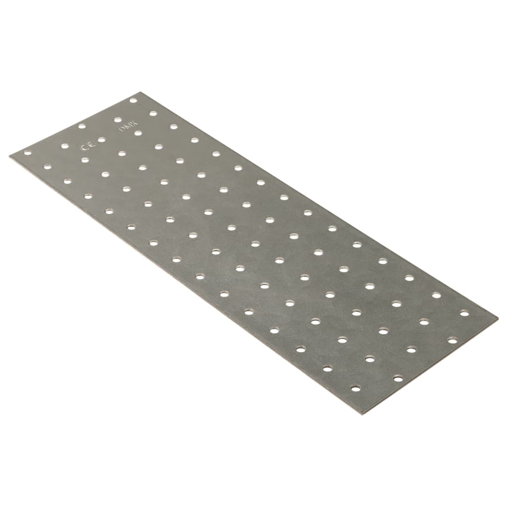 Vidaxl plates perforated 20 pcs 2 mm 300x100 mm galvanized steel