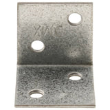 VidaXL Hoek brackets 150 pieces 30x25x30 mm galvanized steel 2 mm thick