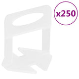 Vidaxxl Nivellierklemmen für Fliesen 250 Stück 1 mm