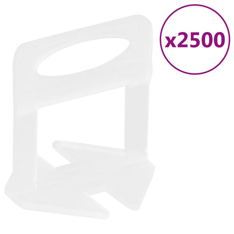 Vidaxl Nivellierklemmen für Fliesen 2500 Stück 1 mm