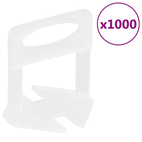 Vidaxl Nivellierklemmen für Fliesen 1000 Stück 1,5 mm