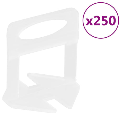Vidaxl Nivellierklemmen für Fliesen 250 Stück 2 mm