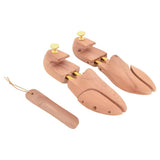 VidaXL Schuhspanner mit Schuhlöffel EU 38-39 aus massivem Zedernholz