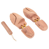 VidaXL Schuhspanner mit Schuhlöffel EU 44-45 aus massivem Zedernholz