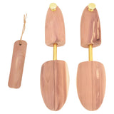 VidaXL shoe tensioner with shoehorn EU 39-41.5 solid cedar wood