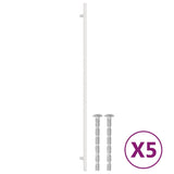 Vidaxl handles 5 st 480 mm stainless steel silver colored