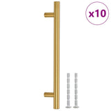 Vidaxl handles 10 st 160 mm stainless steel gold colored