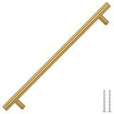 Vidaxx Griffe 5 Stück 224 mm Edelstahl goldfarben