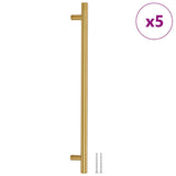 VidaXL Griffe 5 Stück 320 mm Edelstahl goldfarben