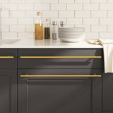 VidaXL Griffe 5 Stück 480 mm Edelstahl goldfarben