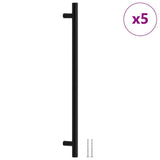 VidaXL Griffe 5 Stück 320 mm Edelstahl schwarz