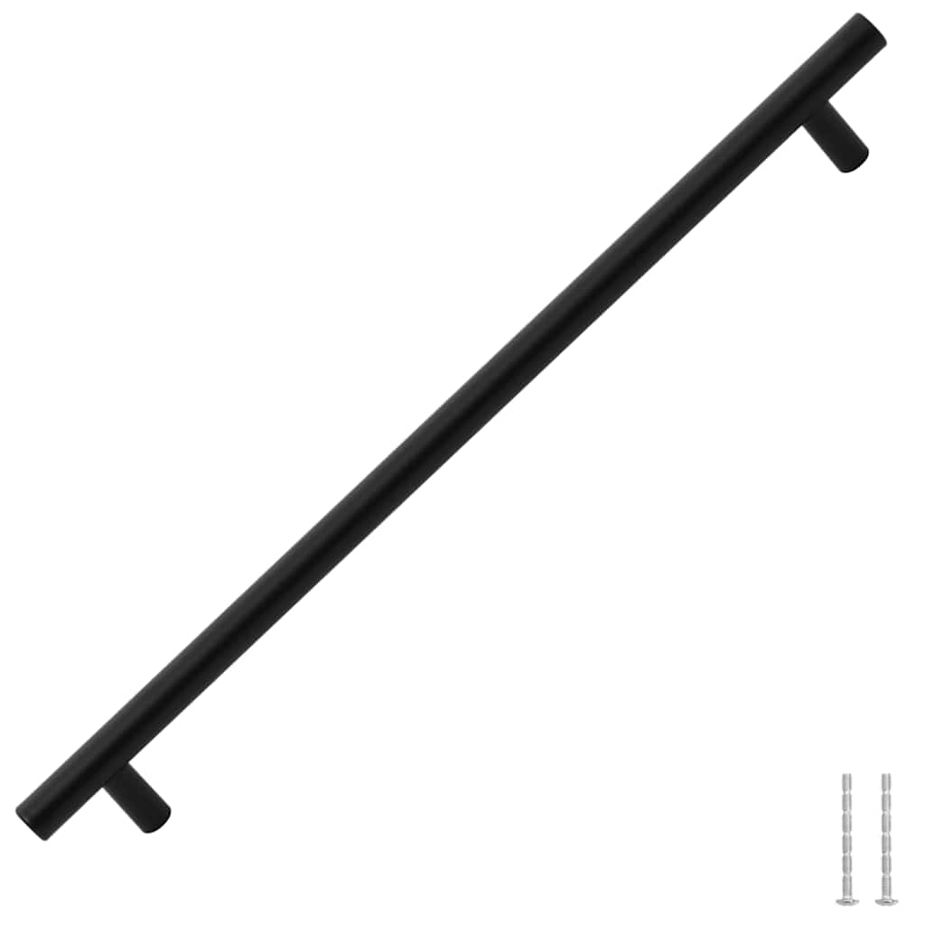 VidaXL Griffe 5 Stück 320 mm Edelstahl schwarz