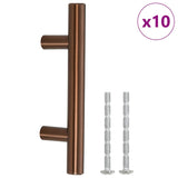 VidaXL Griffe 10 Stück 64 mm Edelstahl bronzefarben