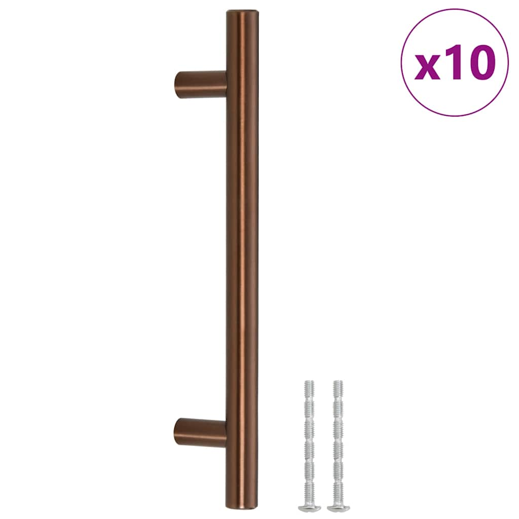 Vidaxl handles 10 st 128 mm stainless steel bronze colored