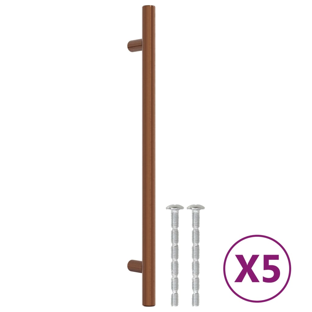 Vidaxl handles 5 st 192 mm stainless steel bronze colored