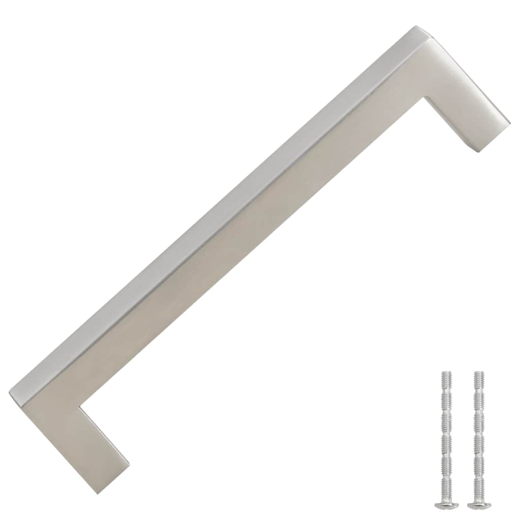 Vidaxx Griffe 10 Stück 128 mm Edelstahl silberfarben