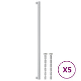 Vidaxl Patriage 5 ST 480 mm en acier inoxydable Colore