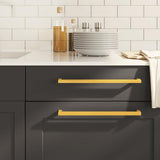 VidaXL Griffe 5 Stück 320 mm Edelstahl goldfarben