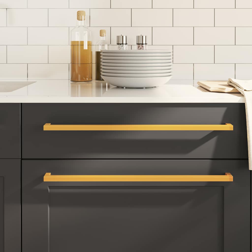 VidaXL Griffe 5 Stück 480 mm Edelstahl goldfarben