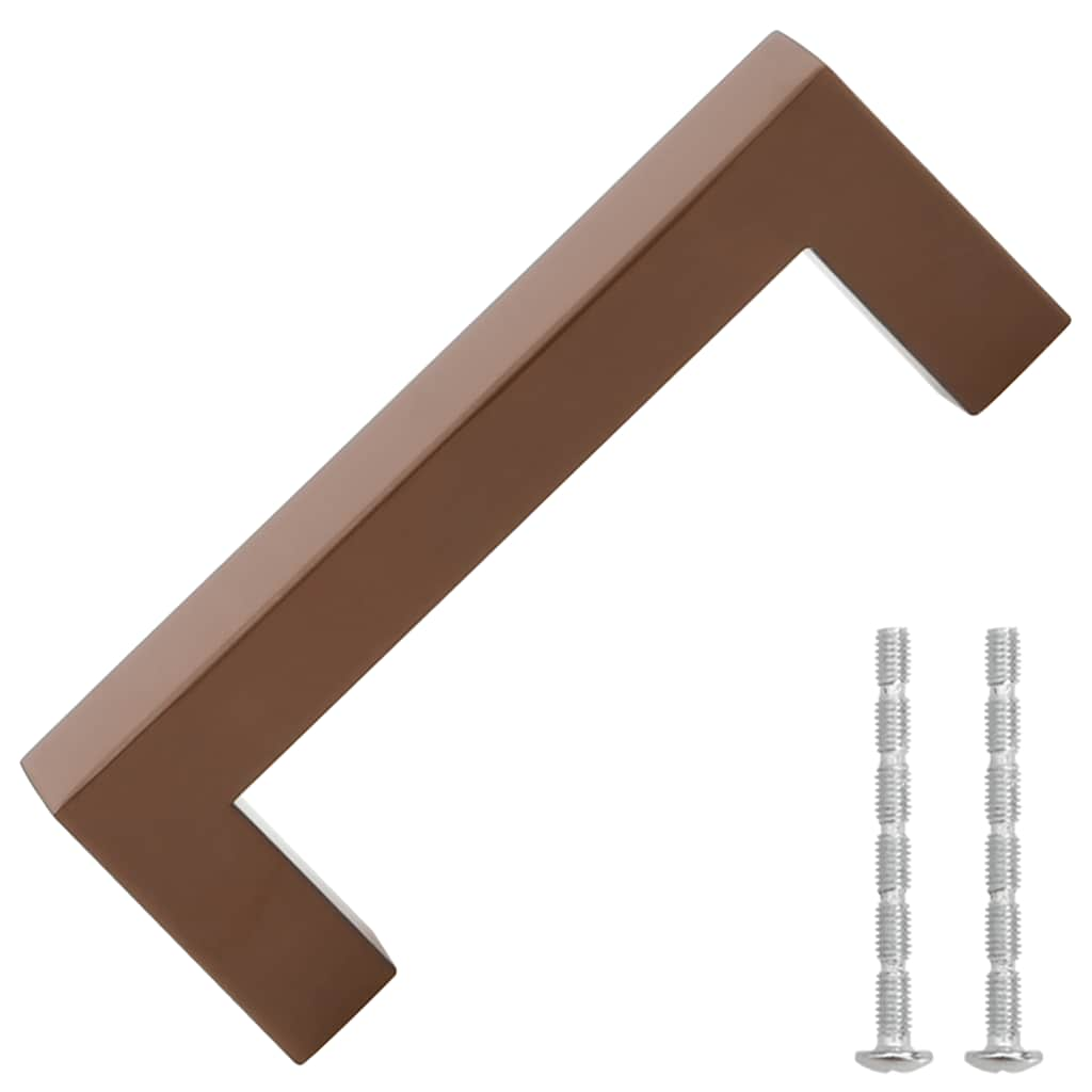 Vidaxl handvatten 10 st 96 mm roestvrij staal bronskleurig