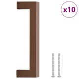 VidaXL Griffe 10 Stück 128 mm Edelstahl bronzefarben