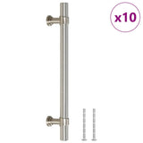 Vidaxx Griffe 10 Stück 128 mm Edelstahl silberfarben